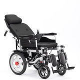 Silla de ruedas eléctrica con asiento de 18 pulgadas de ancho