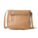 El bolso Croco - Beige