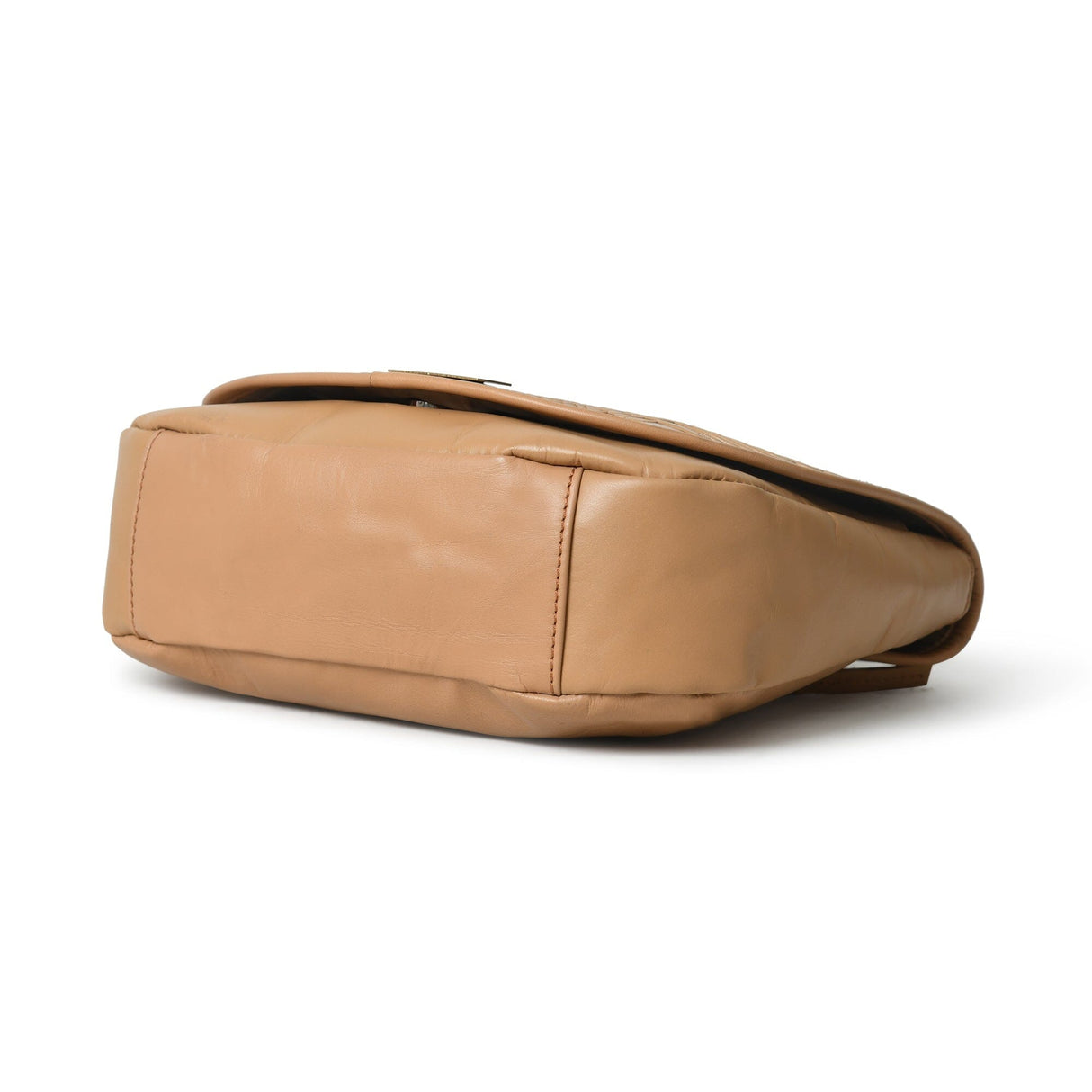 El bolso Croco - Beige