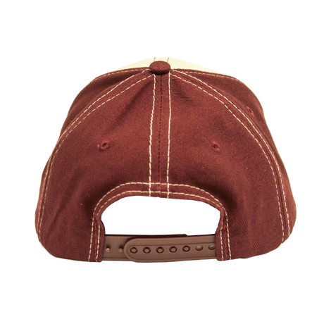 Dr Pepper Oval Logo Hat - Tan and Red