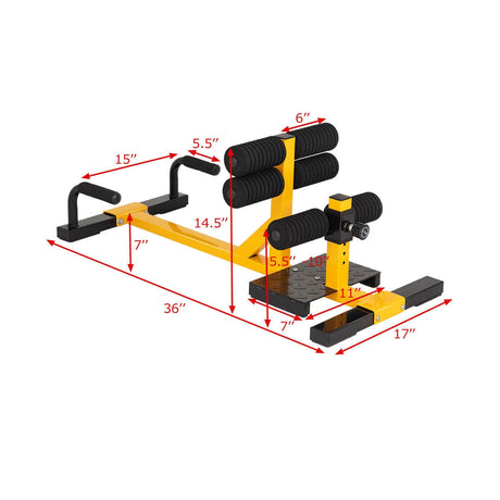 Máquina de gimnasio en casa 3 en 1 para sentadillas Sissy y abdominales