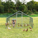 Gallinero Grande con Techo, Jaula de Sombra y Entrada