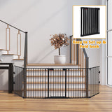 115 Inch Length 5 Panel Adjustable Wide Fireplace Fence