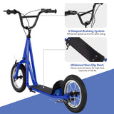Patinete para niños con ruedas neumáticas de 12 pulgadas y altura ajustable