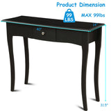 Mesa Consola Moderna Multifuncional con Cajón de Almacenamiento