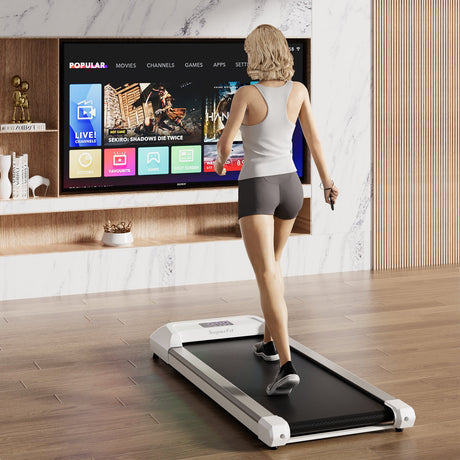 Cinta de Caminar de 2.25 HP con Pantalla LED y Control Remoto