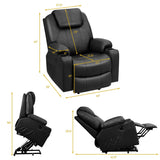 Electric Power Lift Leather Massage Sofa