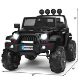 12V Kids Ride On Truck with Remote Control and Double Magnetic Door