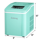 Máquina portátil para hacer hielo de encimera con cuchara - Verde