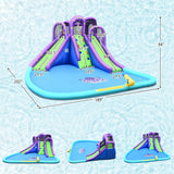 Parque Inflable de Agua y Arena Mighty Bounce House con Piscina Grande
