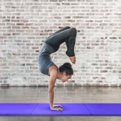 Colchoneta plegable de gimnasia de 4 pies x 10 pies x 2 pulgadas