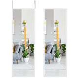 Full Length Metal Door Mirror with Adjustable Hook
