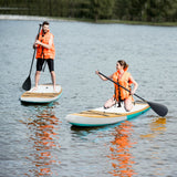 Tabla de remo inflable de pie de 10' SUP con bolsa