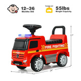 Coche de Carreras de Bomberos Mercedes Benz con Licencia para Niños
