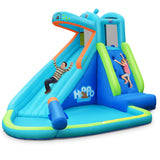 Piscina Inflable de Agua con Salpicaduras y Tobogán Sin Soplador