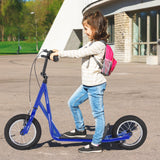 Patinete para niños con ruedas neumáticas de 12 pulgadas y altura ajustable