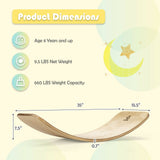 Tabla de equilibrio de 30 cm para entrenamiento de equilibrio - Natural