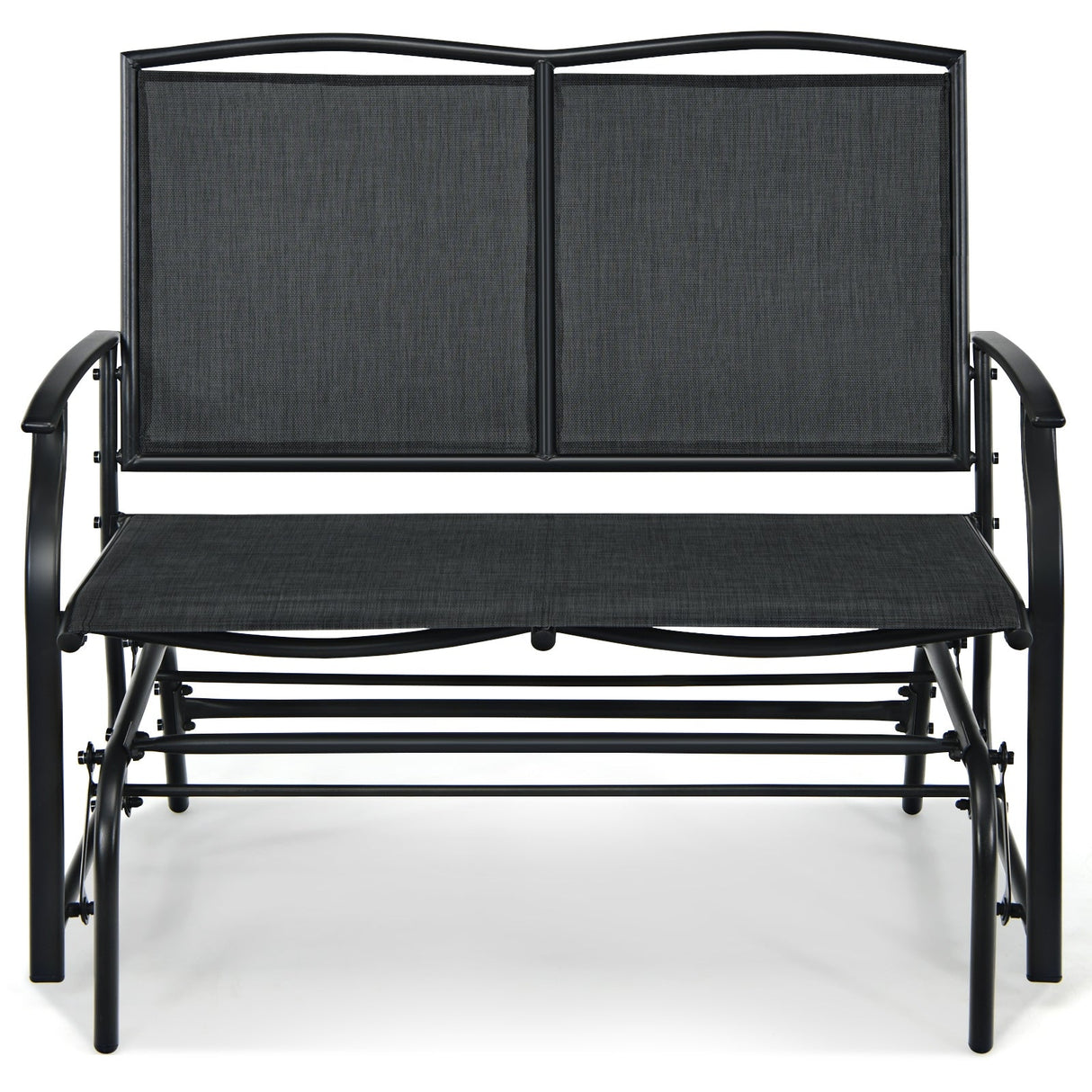 Iron Patio Rocking Chair for Outdoor Backyard and Lawn