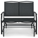 Iron Patio Rocking Chair for Outdoor Backyard and Lawn