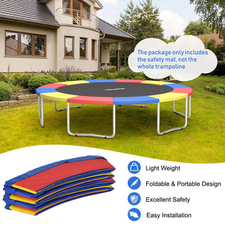 Cubierta de muelles de cama elástica universal, impermeable y resistente a desgarros, de 14 pies