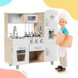 Juego de cocina de juguete de simulación vintage para niños con dispensador de agua