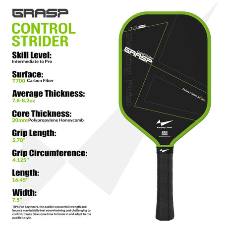 Pala de pickleball Grasp - 20mm