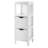 Mueble de almacenamiento independiente con 2 cajones extraíbles para baño