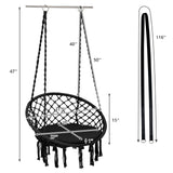 Silla Colgante Acolchada con Kit de Suspensión