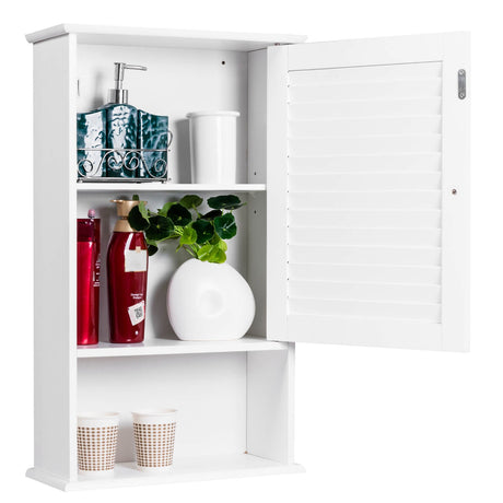Mueble de almacenamiento de baño de 27.5 pulgadas de alto para colgar en la pared