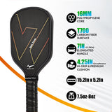 Pala de entrenamiento de pickleball - 16 mm