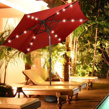 Base de sombrilla redonda resistente de 22 pulgadas