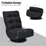 Silla de juego plegable de suelo de 5 posiciones