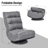 Silla de juego plegable de suelo de 5 posiciones