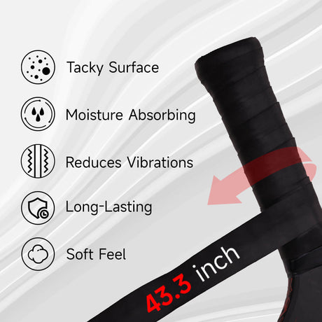 Overgrip de pickleball - Negro