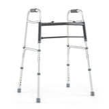 Andador Plegable Ligero de 2 Botones con Altura Ajustable en 7 Niveles