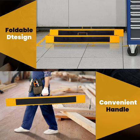 Caballete Metálico Plegable Reforzado (Paquete de 2)