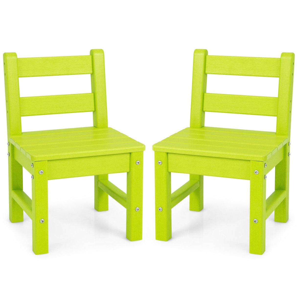 2 Pieces Kids Learning Chair set with Backrest