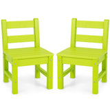 2 Pieces Kids Learning Chair set with Backrest