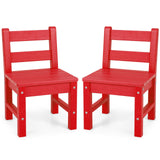2 Pieces Kids Learning Chair set with Backrest