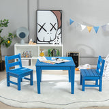 2 Pieces Kids Learning Chair set with Backrest