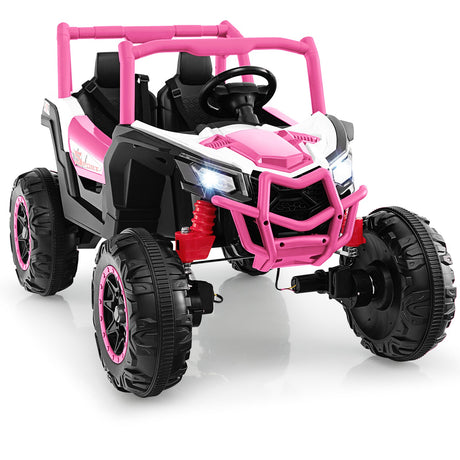 UTV infantil de 2 plazas con control remoto 2.4G para niños mayores de 3 años