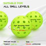Pelotas de pickleball para exteriores - Verdes