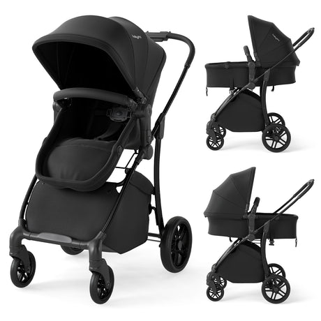 Cochecito de bebé 2 en 1 con modo capazo y asiento reversible