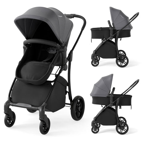 Cochecito de bebé 2 en 1 con modo capazo y asiento reversible