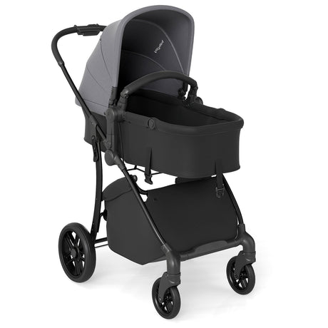 Cochecito de bebé 2 en 1 con modo capazo y asiento reversible