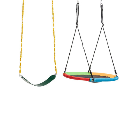 Columpio de repuesto para juego de columpios (paquete de 2) y columpio de árbol tipo platillo (sin soporte)
