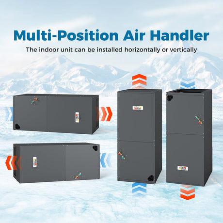 Acondicionador de aire central de 2 a 3 toneladas y 18.6-20 SEER2 con velocidad variable
