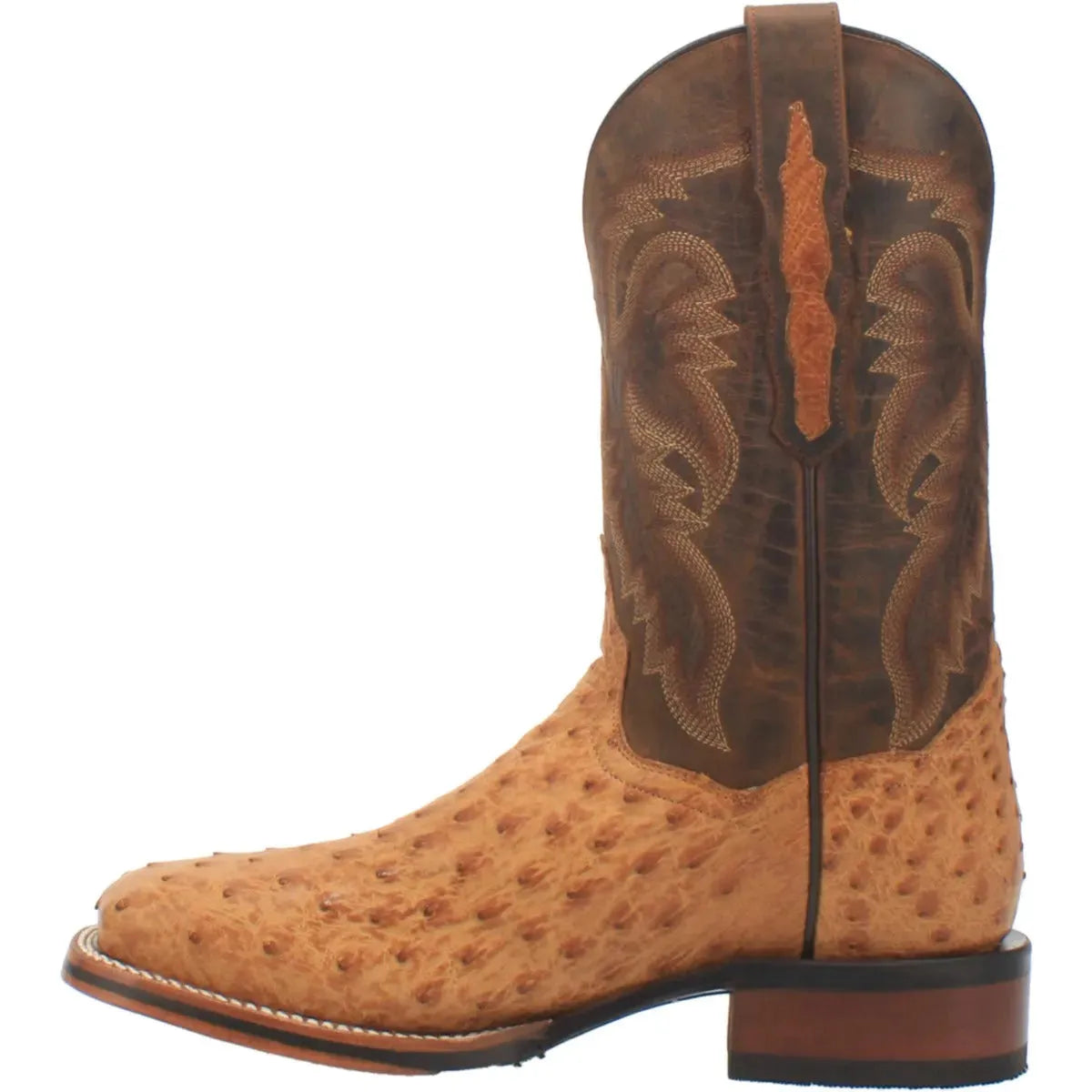 Botas vaqueras de piel de avestruz Dan Post Kershaw para hombre