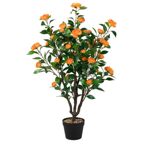 3.3 pies Árbol de Camelia Artificial para Interiores y Exteriores