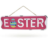 Easter Metal Wall Sign 18 Inch Wide